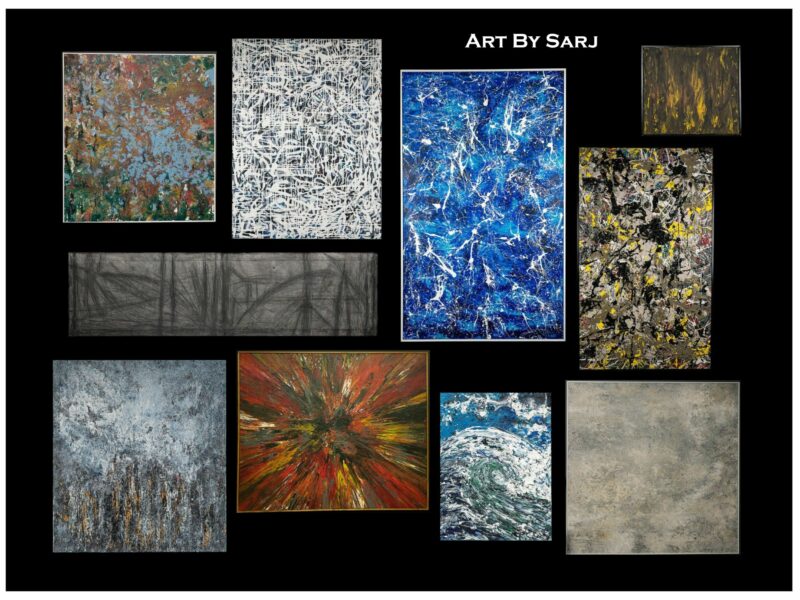 Art United Resident Artist Abstract Colour Sample Colour Collection Art By Sarj Collection