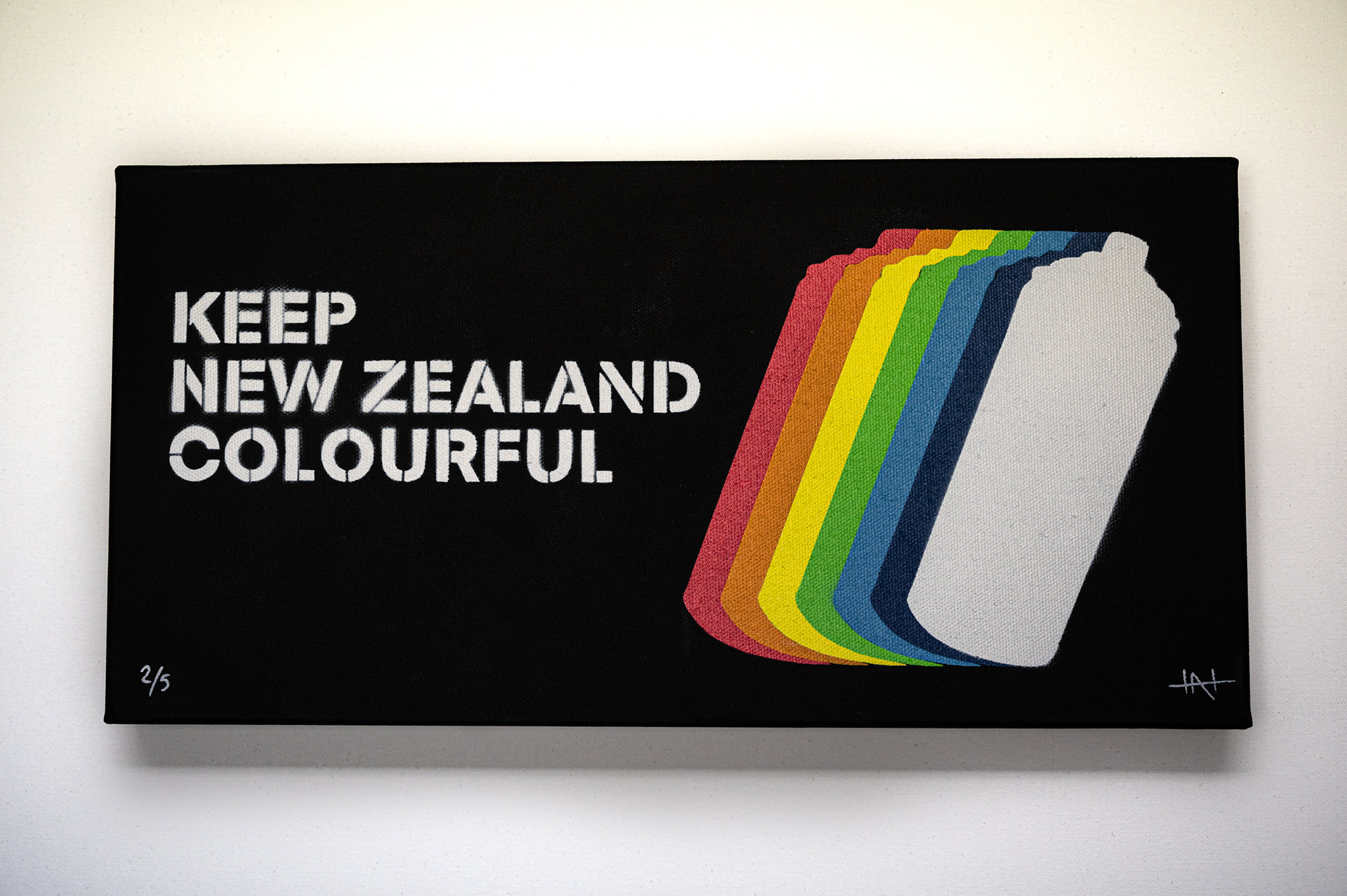 Razor Taser Laser Art United Rotorua Stencil Artist Keep New Zealand Colourful