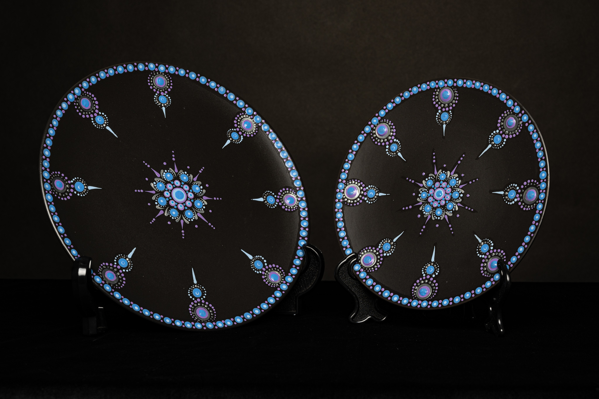 Annie Seale Art United Rotorua Mandala Artist Plates Decor