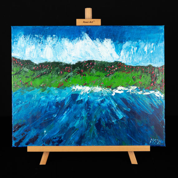 Micheal Smith Art United Rotorua Ohope #6 When Spring Meets Summer Ii Painter